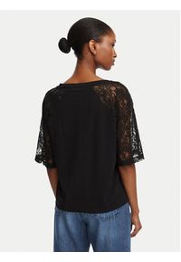 Liu Jo Sport T-Shirt TA6160 JS923 Czarny Regular Fit. Kolor: czarny. Materiał: bawełna. Styl: sportowy #5