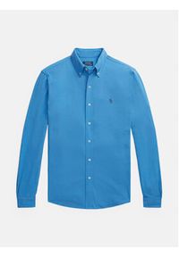 Polo Ralph Lauren Koszula 710654408121 Niebieski Regular Fit. Typ kołnierza: polo. Kolor: niebieski. Materiał: bawełna #3