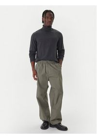 Jack & Jones Spodnie materiałowe Owen Cade 12282385 Zielony Baggy Fit. Kolor: zielony. Materiał: bawełna #2