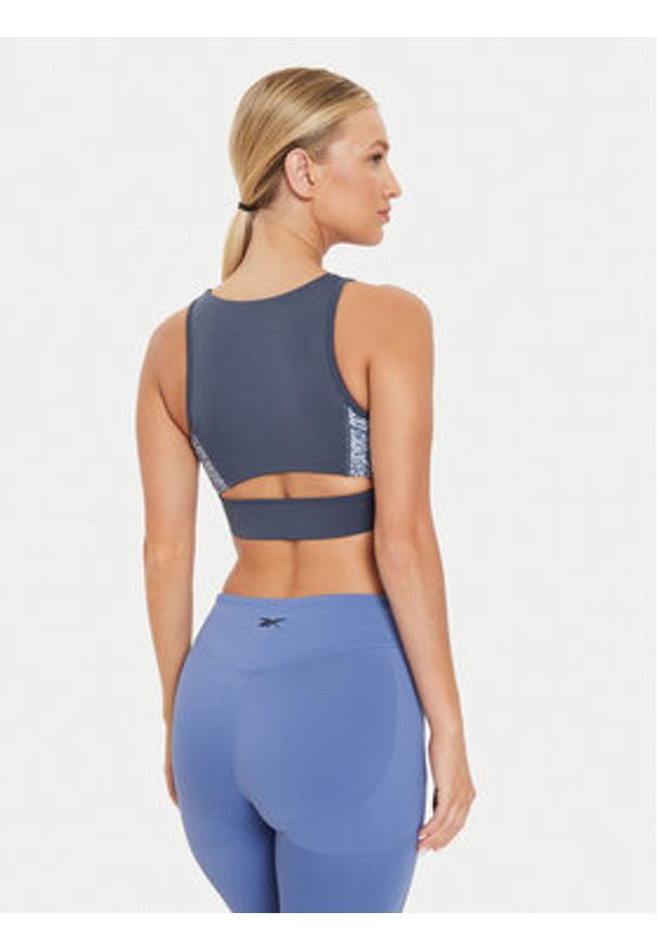 Reebok Top Running AOP 100076052 Szary Regular Fit. Kolor: szary. Materiał: syntetyk