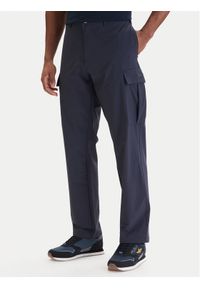 Aeronautica Militare Spodnie cargo 261PA1709UCT04291 Granatowy Comfort Fit. Kolor: niebieski. Materiał: syntetyk #1