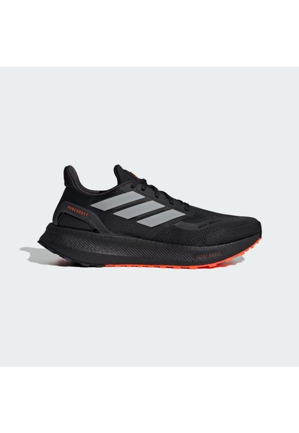 Adidas - Buty Pureboost 5 Running. Kolor: żółty, wielokolorowy, pomarańczowy, czarny. Materiał: materiał. Sport: bieganie