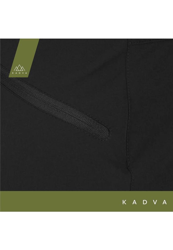 Spodenki męskie KADVA Reto. Kolor: czarny. Sport: turystyka piesza