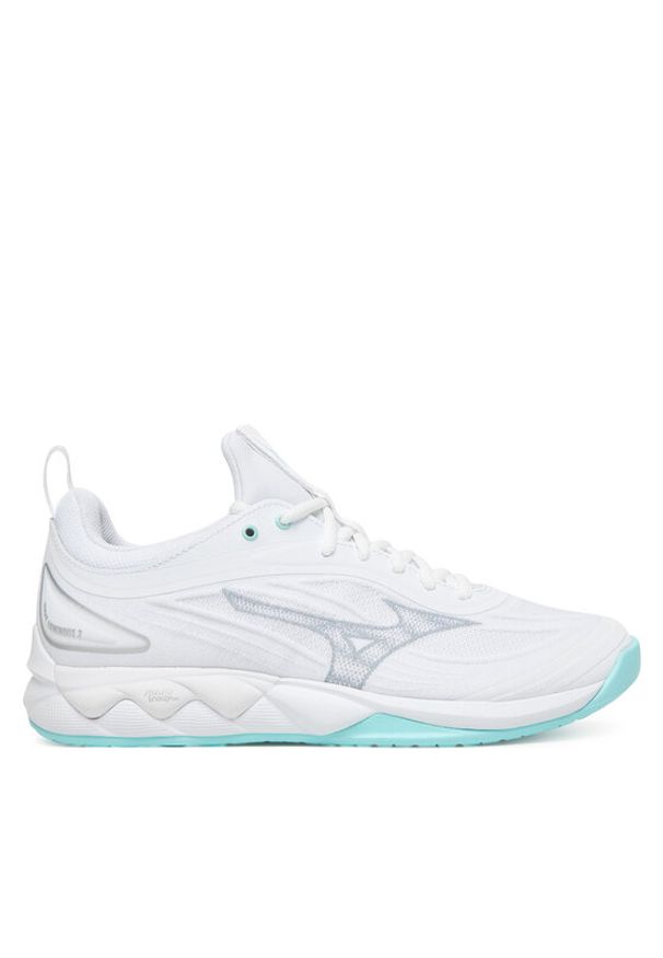 Mizuno Buty halowe Wave Luminous 3 V1GC2420 Biały. Kolor: biały. Materiał: skóra. Model: Mizuno Wave