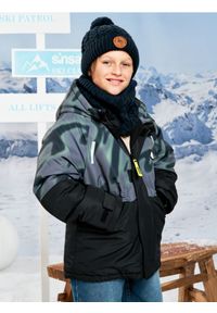 Sinsay - Kurtka rozpinana z kapturem - czarny. Typ kołnierza: kaptur. Kolor: czarny #1