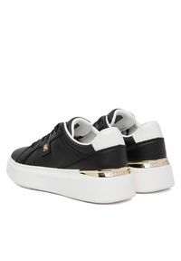 TOMMY HILFIGER - Tommy Hilfiger Sneakersy Th Chic Platform FW0FW09396 Czarny. Kolor: czarny. Materiał: skóra. Obcas: na platformie #2