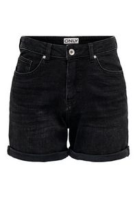only - ONLY Szorty jeansowe Josephine 15321381 Czarny Regular Fit. Kolor: czarny. Materiał: bawełna #6
