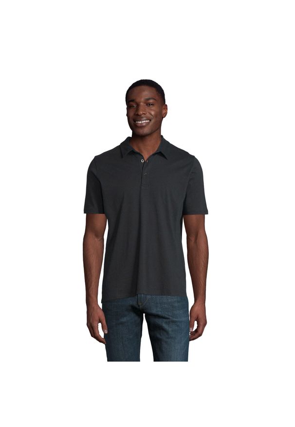 SOL'S - Polo Sol's Octave. Typ kołnierza: polo. Kolor: czarny. Materiał: bawełna