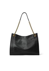 Lauren Ralph Lauren - LAUREN RALPH LAUREN Torebka 431969352002 Czarny. Kolor: czarny. Materiał: skórzane