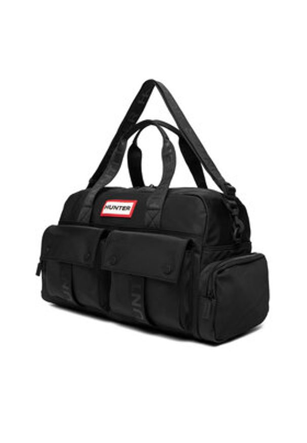 Hunter Torba weekendowa C-HTR-K-009-06 Czarny. Kolor: czarny. Materiał: materiał