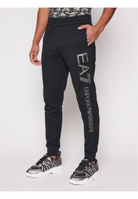 EA7 Emporio Armani Spodnie dresowe 8NPPC3 PJ05Z 0579 Granatowy Slim Fit. Kolor: niebieski. Materiał: bawełna #1