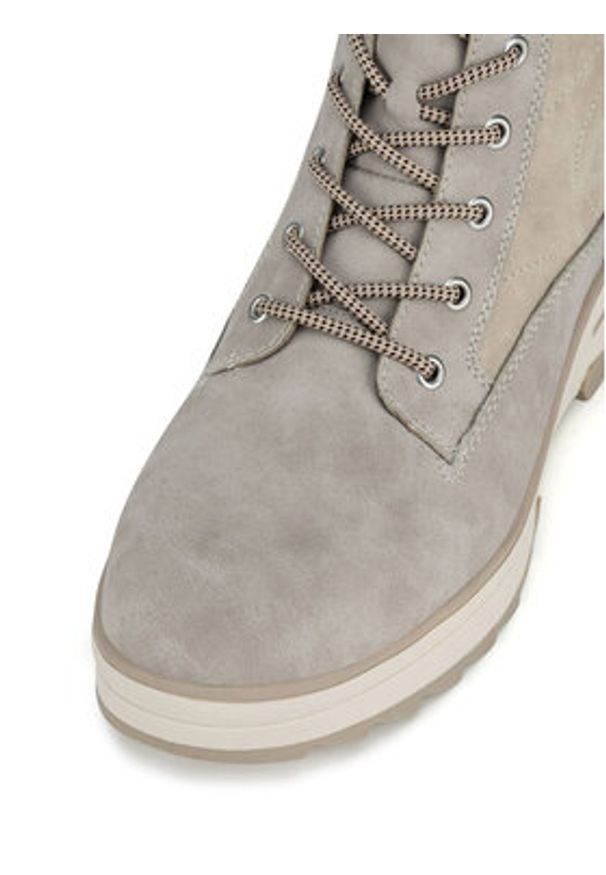 Remonte Trzewiki D2B73-40 Beżowy. Kolor: beżowy. Materiał: skóra