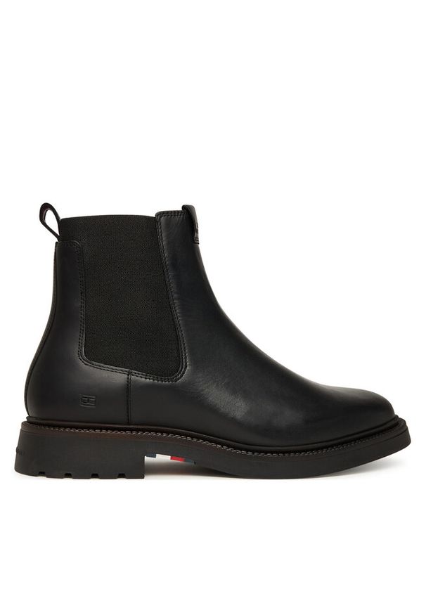 TOMMY HILFIGER - Sztyblety Tommy Hilfiger. Kolor: czarny