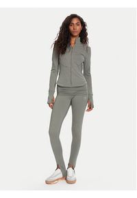 Adidas by Stella McCartney - adidas by Stella McCartney Koszulka techniczna Training Midlayer JW4552 Zielony Slim Fit. Kolor: zielony. Materiał: syntetyk