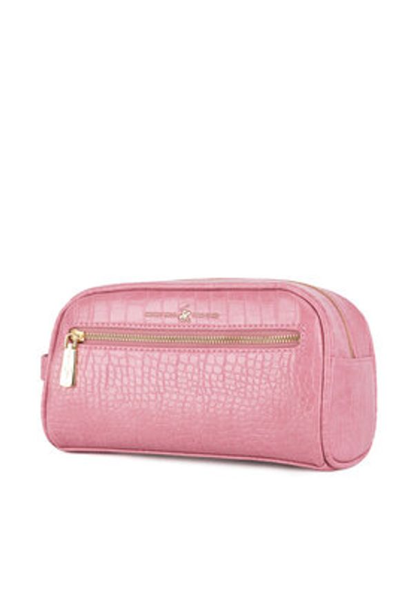 Beverly Hills Polo Club Kosmetyczka BHPC-W1-001-AW24 Różowy. Kolor: różowy. Materiał: poliester