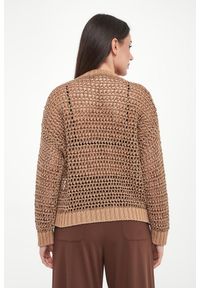Weekend Max Mara - Sweter damski ażurowy lniany Onirica WEEKEND MAX MARA. Materiał: len. Wzór: ażurowy #2