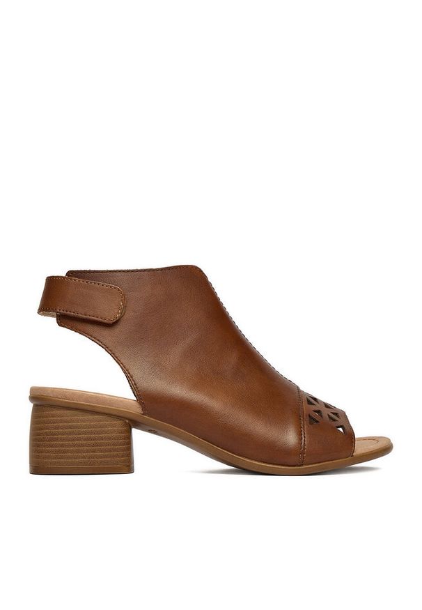 Sandały Remonte. Kolor: brązowy