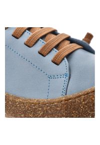 Półbuty damskie Ravini, ze skóry naturalnej licowej cholewka sznurowanie wygodna podeszwa casual, niebieskie, 1301. Okazja: na co dzień. Zapięcie: sznurówki. Kolor: niebieski. Materiał: skóra. Szerokość cholewki: normalna. Wzór: gładki. Styl: casual #2