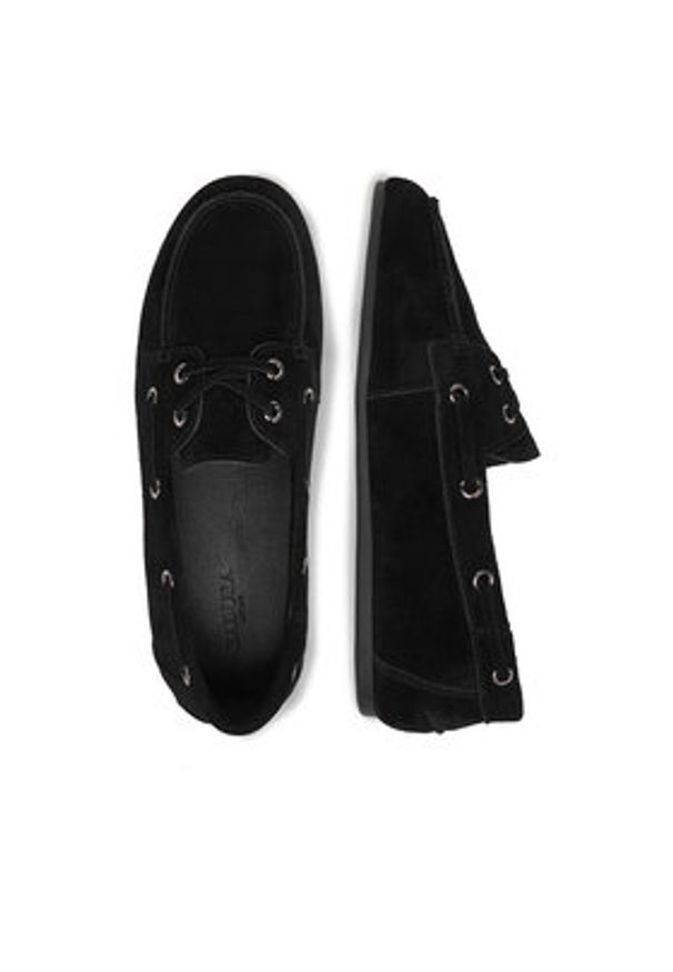 Badura Mokasyny C-ABBY-SW666 Czarny. Kolor: czarny. Materiał: skóra, zamsz