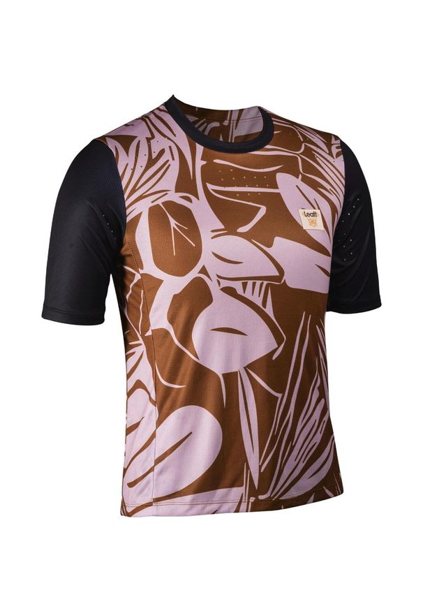 Koszulka rowerowa damska LEATT Jersey MTB Enduro 3.0 Women. Kolor: wielokolorowy, zielony. Materiał: jersey. Sport: kolarstwo