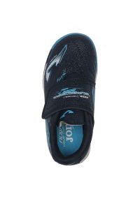 Buty piłkarskie Joma Super Copa 2303 In Jr SCJS2303INV niebieskie. Zapięcie: rzepy. Kolor: niebieski. Materiał: guma, syntetyk. Sport: piłka nożna
