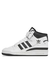 Adidas - adidas Sneakersy Forum Mid J FZ2083 Biały. Kolor: biały. Materiał: skóra #3