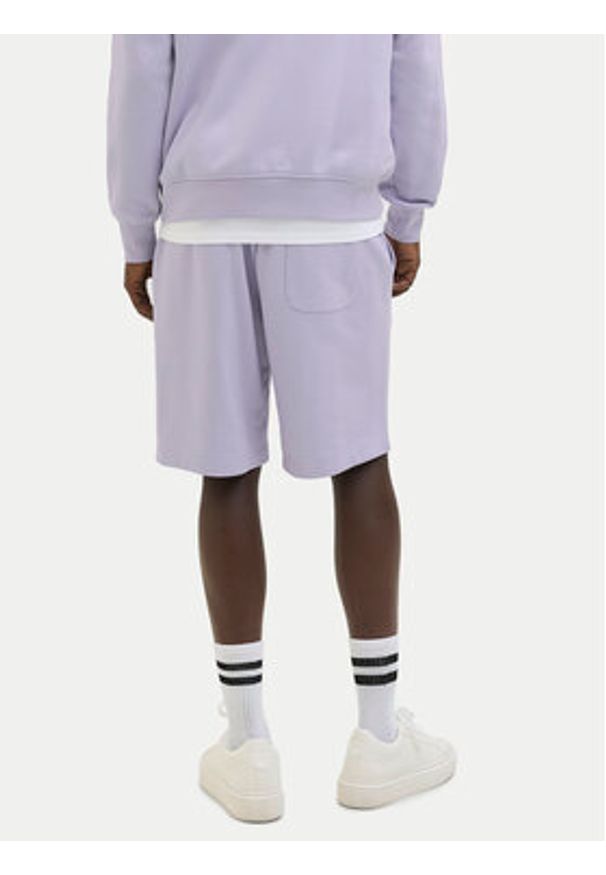 Jack & Jones - Jack&Jones Szorty sportowe Vesterbro 12252251 Fioletowy Relaxed Fit. Kolor: fioletowy. Materiał: syntetyk, bawełna. Styl: sportowy
