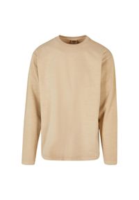 Oversizowa koszulka z długim rękawem Urban Classics Heavy Garment Dye. Kolor: beżowy. Długość rękawa: długi rękaw. Długość: długie #1