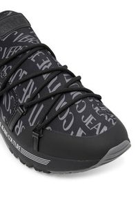 Versace Jeans Couture Sneakersy 79YA3SA6 ZSD06 U23 Czarny. Kolor: czarny. Materiał: skóra