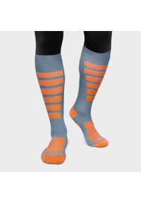 Skarpety do sportów zimowych unisex SIROKO Aoraki Slide. Kolor: szary, pomarańczowy, wielokolorowy. Sport: narciarstwo
