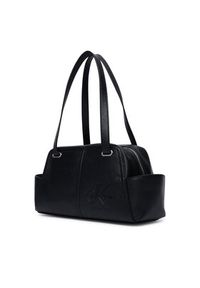Calvin Klein Torebka Pockets Monologo Shoulder Bag LV04F3688G Czarny. Kolor: czarny. Materiał: skórzane #3