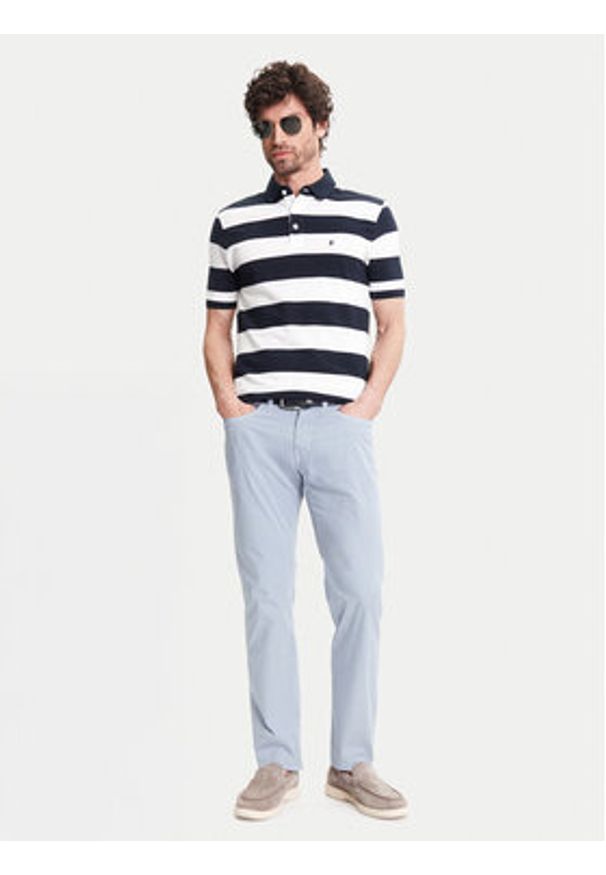 Pierre Cardin Spodnie materiałowe C3 34540.4023 Błękitny Tapered Fit. Kolor: niebieski. Materiał: bawełna