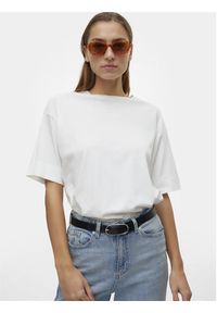 Vero Moda T-Shirt Didde 10301183 Biały Loose Fit. Kolor: biały. Materiał: bawełna #4