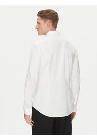 Calvin Klein Koszula K10K114310 Biały Slim Fit. Kolor: biały. Materiał: bawełna #3