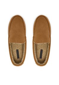TOMMY HILFIGER - Tommy Hilfiger Kapcie M Driver House FM0FM05617 Brązowy. Kolor: brązowy. Materiał: materiał #3