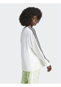 Adidas - adidas Bluzka 3-Stripes IR8060 Biały Oversize. Kolor: biały. Materiał: bawełna #3