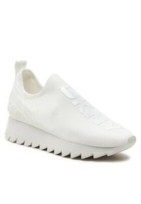 DKNY Sneakersy Abbi K1421737 Biały. Kolor: biały. Materiał: materiał, mesh