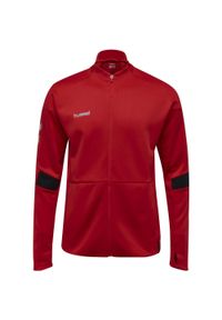 Kurtka z zamkiem błyskawicznym Hummel tech move poly. Kolor: różowy, czerwony, wielokolorowy. Sport: piłka nożna, fitness #1