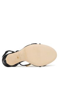 Elisabetta Franchi Sandały SA-14C-57E2-V620 Czarny. Kolor: czarny. Materiał: skóra