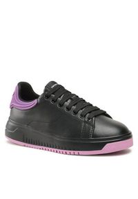 Emporio Armani Sneakersy X3X024 XN825 R295 Czarny. Kolor: czarny. Materiał: skóra #4