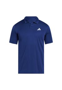 Adidas - Koszulka Club Tennis Polo. Typ kołnierza: polo. Kolor: niebieski. Materiał: dzianina