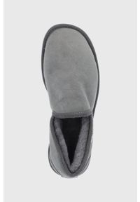 EMU Australia - Emu Australia Kapcie zamszowe kolor szary. Kolor: szary. Materiał: zamsz. Wzór: gładki #5