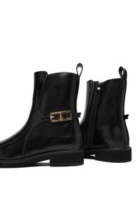 Patrizia Pepe Botki PPJ954.24 Czarny. Kolor: czarny. Materiał: skóra #3