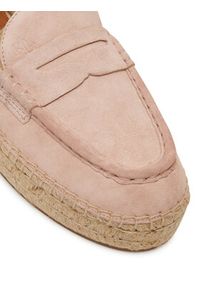 Lauren Ralph Lauren - LAUREN RALPH LAUREN Espadryle Luize 802953958009 Różowy. Kolor: różowy. Materiał: skóra, zamsz