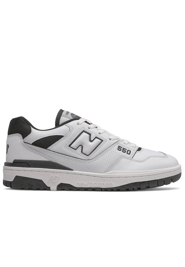 Buty unisex New Balance BB550HA1 - białe. Okazja: na co dzień. Kolor: biały. Materiał: materiał, syntetyk, guma, skóra. Szerokość cholewki: normalna. Sport: koszykówka, turystyka piesza