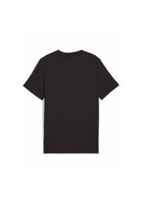 Puma - Młodzieżowa koszulka ESS z logo No. 1 PUMA Black. Kolor: czarny. Materiał: bawełna