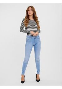 Vero Moda Jeansy Lux 10259092 Niebieski Slim Fit. Kolor: niebieski #4