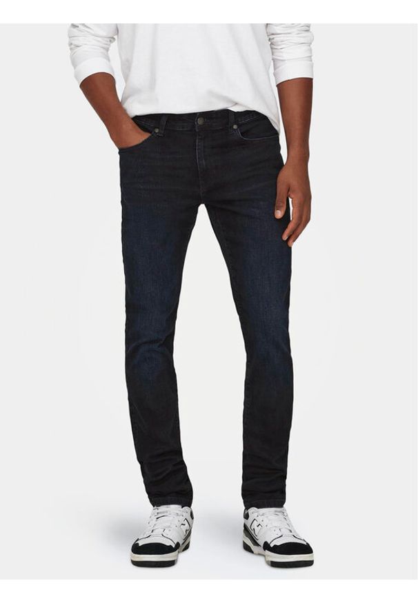 Only & Sons Jeansy Loom 22026921 Granatowy Slim Fit. Kolor: niebieski