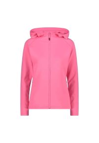 Damska kurtka z kapturem CMP. Typ kołnierza: kaptur. Kolor: różowy. Sport: turystyka piesza #1