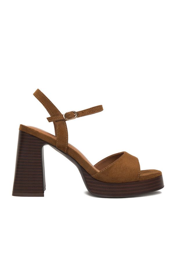 Jenny - Sandały JENNY. Kolor: brązowy